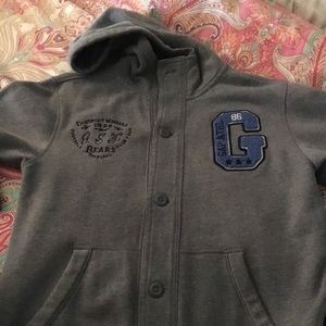 Boys hooded sweater jacket